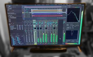 Video Monitor and Sound Bar